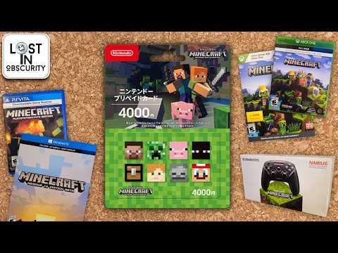 Physical Digital Versions of Minecraft - Lost In Obscurity