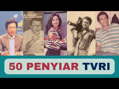 50 TVRI Broadcasters and Reporters from the 80s