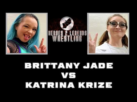 Brittany Jade vs Katrina Krize - Heroes 2 Legends Wrestling - October 8th, 2022