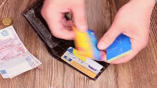 Фактурний чоловічий гаманець для грошей з натуральної шкіри з тисненням під крокодила Canpellini 21943 коричневий