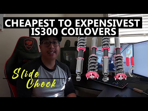 Cheapest to Most Expensive Coilovers For Lexus IS300! Slide Check!