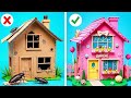 Poor Vs Rich Doll House Doll Room Makeover By Hahack Hub