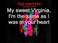 Foo Fighters - Arlandria (lyrics, HQ)