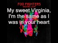 Foo Fighters - Arlandria (lyrics, HQ) 