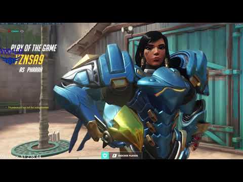 POTG! YZNSA INSANE NANO PHARAH GAMEPLAY OVERWATCH SEASON 25 TOP 500