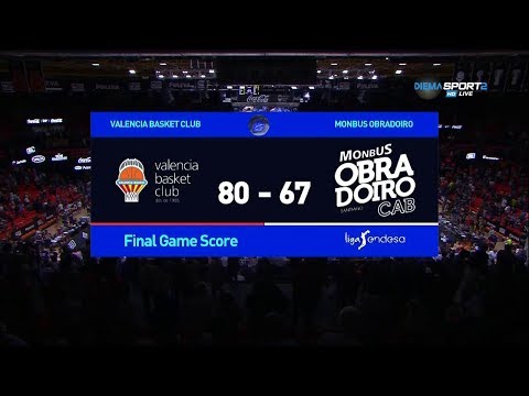 Valencia Basket Vs Monbus Obradoiro (J2 ACB 17/18)