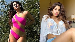Jhanvi Kapoor Irresistible Hot Pink Bikini On Vaca