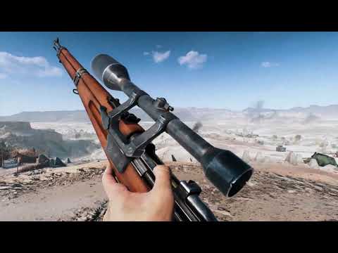 [Battlefield V] 신규 무기 젤프스트라더 1906 사격 및 장전 모션 (New Weapon 'Selbstlader 1906')