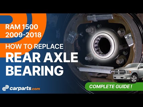 How to replace the Rear Axle Bearing and Seals 2009-2018 Dodge RAM 1500 🚗