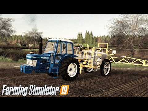 Ford 7610 + Chafer Sprayer Old Footage | Charwell | Farming Simulator 19