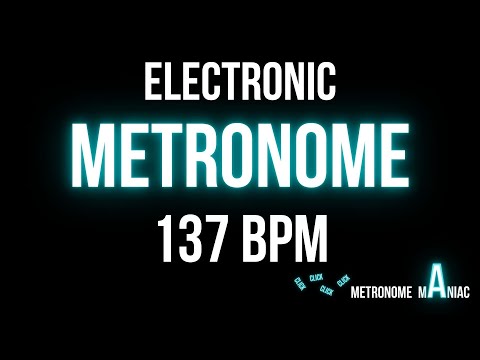 Metronome 137 BPM -  Electronic beep