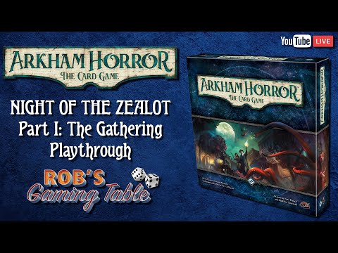 Arkham Horror Card Game: Night of the Zealot #1 Playthrough