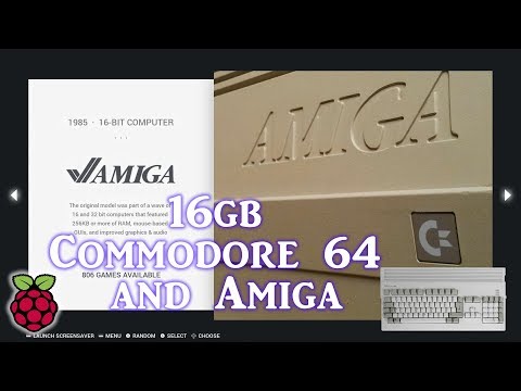 Commodore 64 & Amiga Only Raspberry Pi 3 B+ Image - 6,000 Games