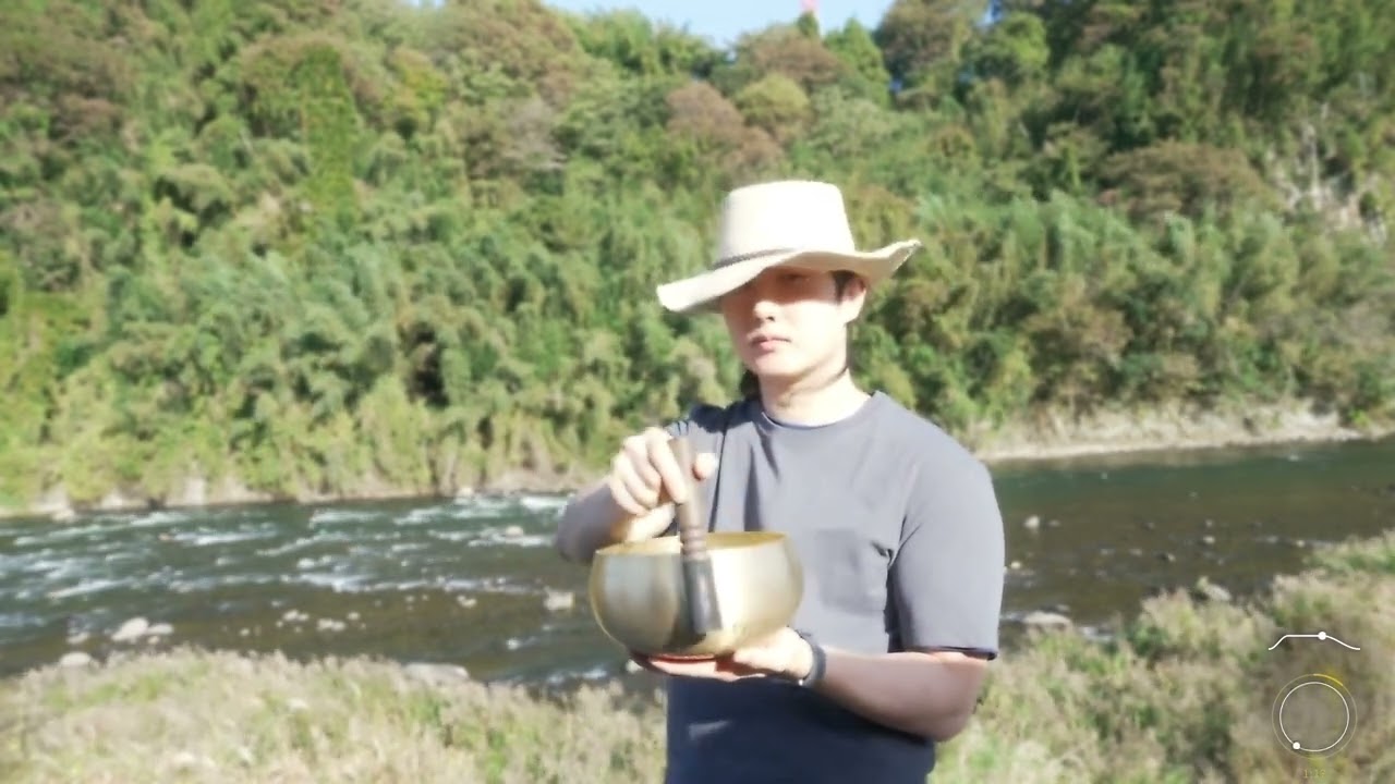 Nervous System Reset (207Hz) | 1 Hour Tibetan Singing Bowl by a River