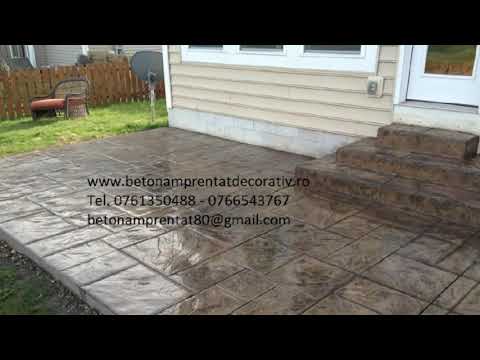 Beton Amprentat Cătunu -Dâmbovița Tel.0761350488 -0766543767