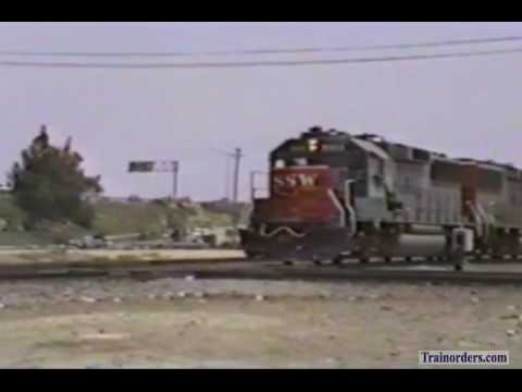 Classic Railroad Series 410 - SSW 9669 West at Colton, CA May 26, 1990