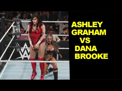 WWE 2K19 Ashley Graham vs Dana Brooks - Knockout Match