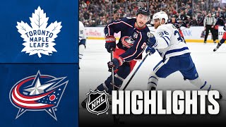 11월27일 토론토 콜럼버스 NHL 하이라이트