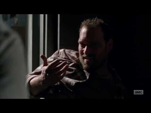 The Walking Dead 7x15 David Tries To Rape Sasha/Negan Kills David