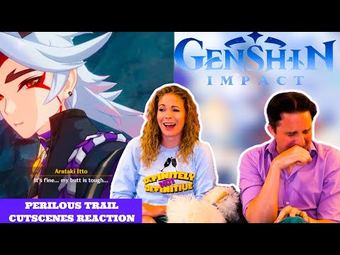 Genshin Impact Perilous Trail All Cutscenes Reaction