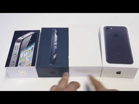 Iphone 7 / Iphone 6 / Iphone 5 / Iphone 4s Box Comparison - Fliptroniks.com