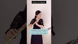 Download lagu 【フルート】Pachelbel : Canon D-dur / パッフェルベル：カノン - Flute, violin, viola, cello - mp3