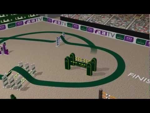 Rolex FEI World Cup 2012/13 Verona - Course Animation