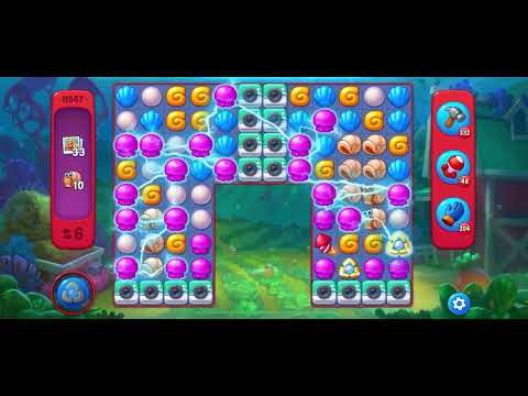 Fishdom Hard level 11547 no boosters フィッシュダム ハード