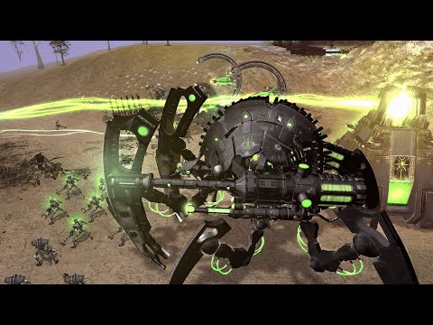 Unification Mod | Necrons vs Tyranids! - Survival gameplay / Warhammer 40K: Dawn of War: Soulstorm