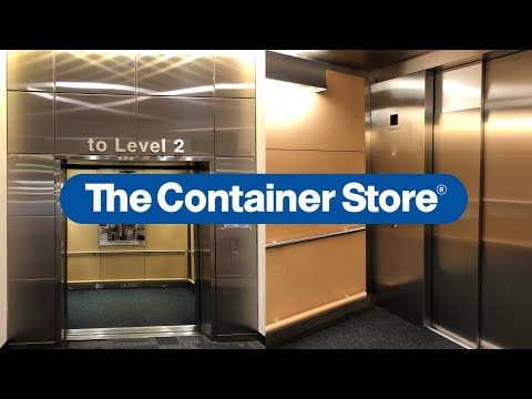 Insane Motor! HUGE OTIS Hydraulic Elevator - The Container Store - San Francisco, CA