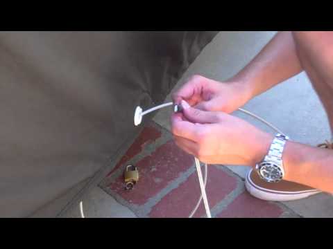 How to Install a Car Cover Cable & Lock Security Kit by California Car Cover