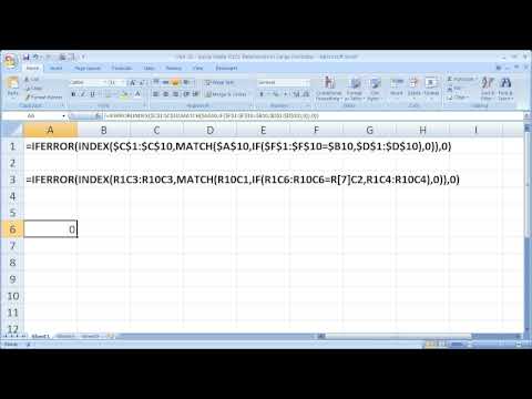 Excel Macro VBA Tip 18 - Easily Make R1C1 References for Large Array Formulas Using Macro Recorder