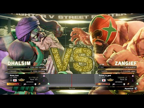SFV Champion Edition 🔥 Kona-kun (Dhalsim) Vs ASASE (Zangief) 🔥 Online Match's 04-30-2023