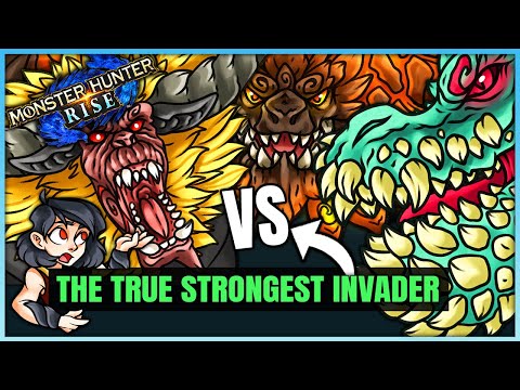 Deviljho VS Rajang VS Bazelgeuse - TRUE Strongest Invader - Turf War - Monster Hunter! (Lore/Fun)