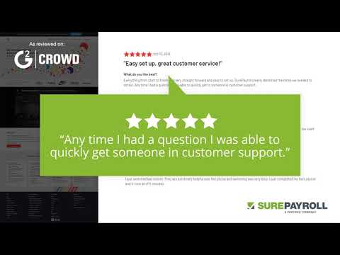 SurePayroll video/presentation/materials