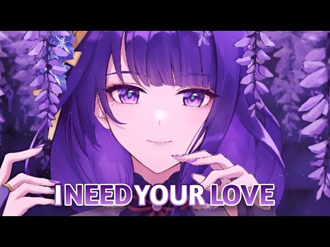 Nightcore - I Need Your Love | Lyrics (Poylow, Yohan Gerber & ATHYN) [Techno Remix]