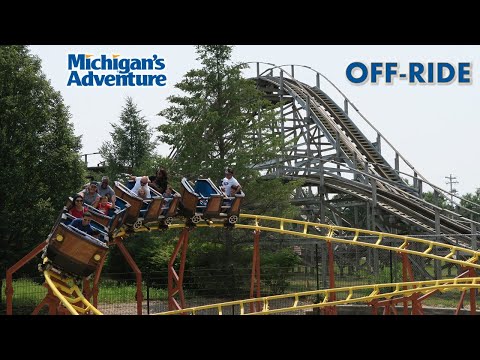 Michigan's Adventure Off-Ride Footage, Muskegon Cedar Fair Park | Non-Copyright
