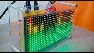 Arduino Spectrum Analyzer | 16x32 RGB LED-matrix