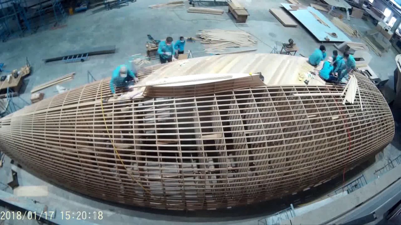 Процесс строительства Hylas H57 (ч.1)