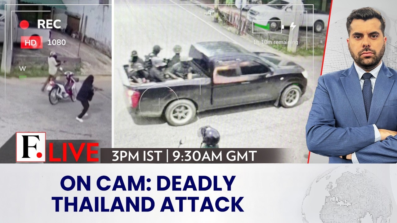 LIVE: CCTV Captures Deadly Thailand Attack That Killed Five Soldiers | Firstpost
