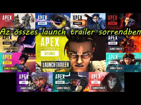 Apex Legends Season 1-12 All Cinematic Launch Trailers | HD (Magyar Felirattal)