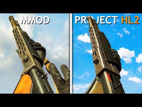 Half-Life 2 MMod vs Project HL2 - Weapons Comparison