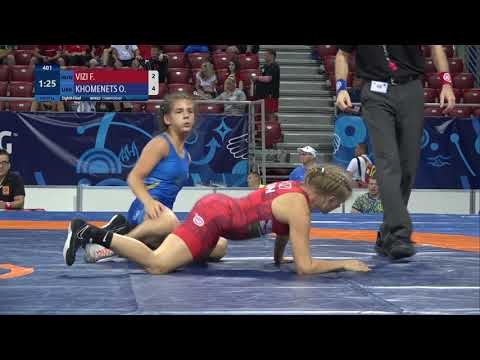 1/8 WW - 53 kg: F. VIZI (HUN) v. O. KHOMENETS (UKR)