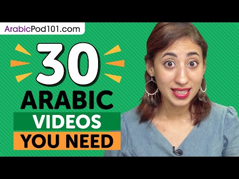 Learn Arabic: 30 Beginner Arabic Videos You Must Watch