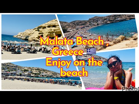 MALATA BEACH IS WONDERFUL. lNDAHNYA PANTAI MATALA DI YUNANI