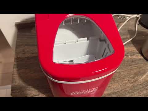 Salco Coca-Cola Eiswürfelmaschine SEB-14CC Eiswürfel in 8-13 Minuten