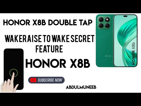 Double Tap or Raise to Wake: The Honor X8b Secret You Need to Know #honorx8b