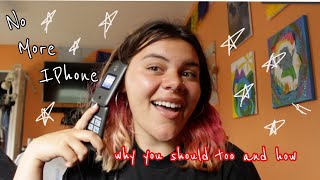 giving up my iphone for a flip-phone (why + how)