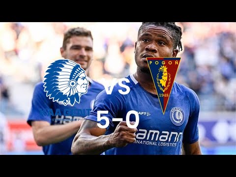KAA Gent 5-0 Pogon Szczecin| UECL 2023/24