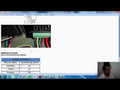 Programação CLP Aula 1.1 Motor de passo driver DC
